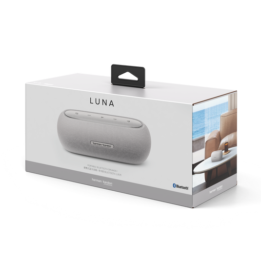 Harman Kardon Luna - Grey - Elegant portable Bluetooth speaker with 12 hours of playtime - Detailshot 5 image number null